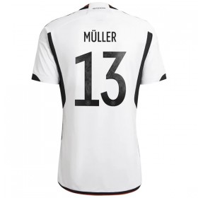 Goedkope Duitsland Muller 13 Thuisshirt World Cup 2022